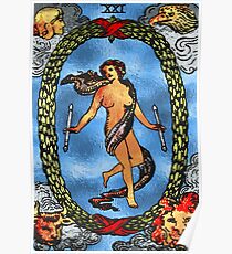 Tarot Gold Edition - Major Arcana - The World Poster