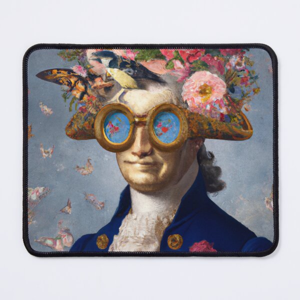 Item preview, Unusual Altered Steampunk Portrait Painting with Goggles ( Steampunk ) designed and sold by RadRococo.