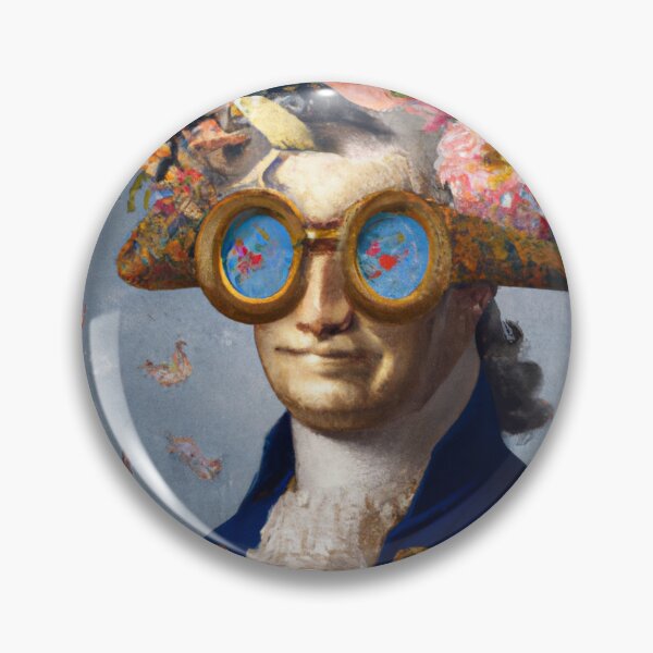Artikelvorschau, Unusual Altered Steampunk Portrait Painting with Goggles ( Steampunk ) entworfen und verkauft von RadRococo.