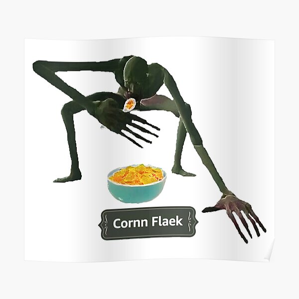 Cornn Flaek Meme Shy Guy Scp 096 Foundation Poster For Sale By Fomodesigns Redbubble 