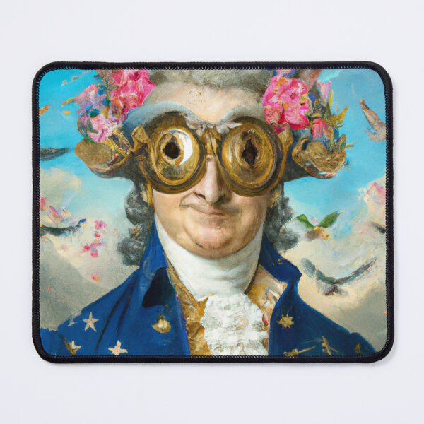 Item preview, Unusual Altered Steampunk Portrait Painting with Goggles ( Steampunk ) designed and sold by RadRococo.