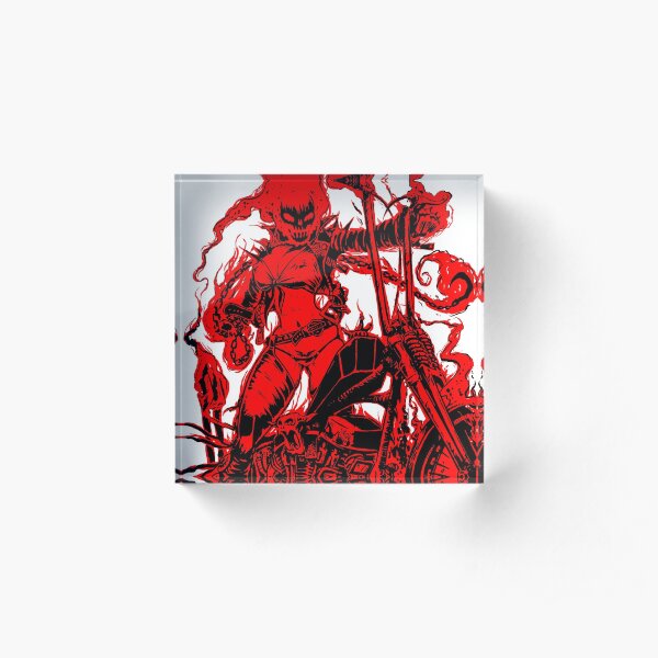 THE RIDER Acrylic Block