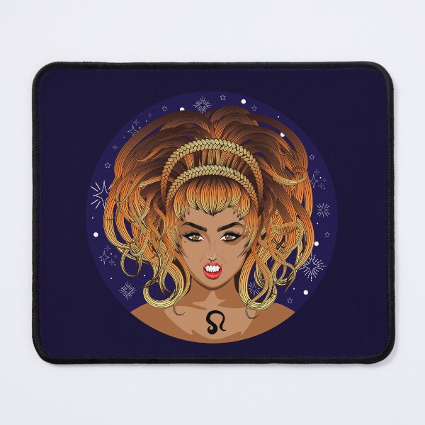 Item preview, Abstract fantasy Leo zodiac sign girl designed and sold by AnnArtshock.