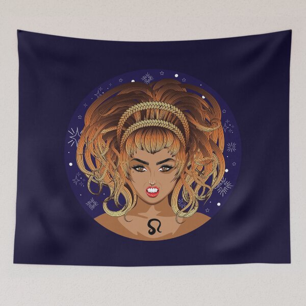 Item preview, Abstract fantasy Leo zodiac sign girl  designed and sold by AnnArtshock.