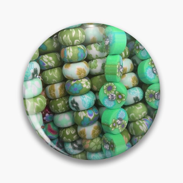Item preview, Cheerful strings beads in Mint & Olive colors by Iritof designed and sold by iritof.