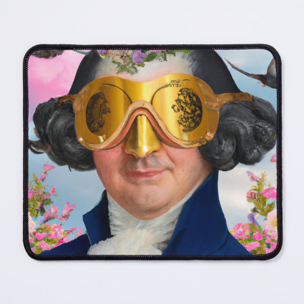 Item preview, Unusual Altered Steampunk Portrait Painting with Goggles ( Steampunk ) designed and sold by RadRococo.