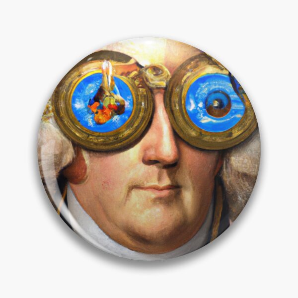 Item preview, Unusual Altered Steampunk Portrait Painting with Goggles ( Steampunk ) designed and sold by RadRococo.
