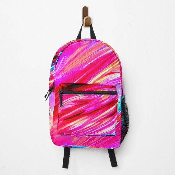Item preview, thick dense paint pattern knife art - pink blue paint pattern #4 designed and sold by supeart.