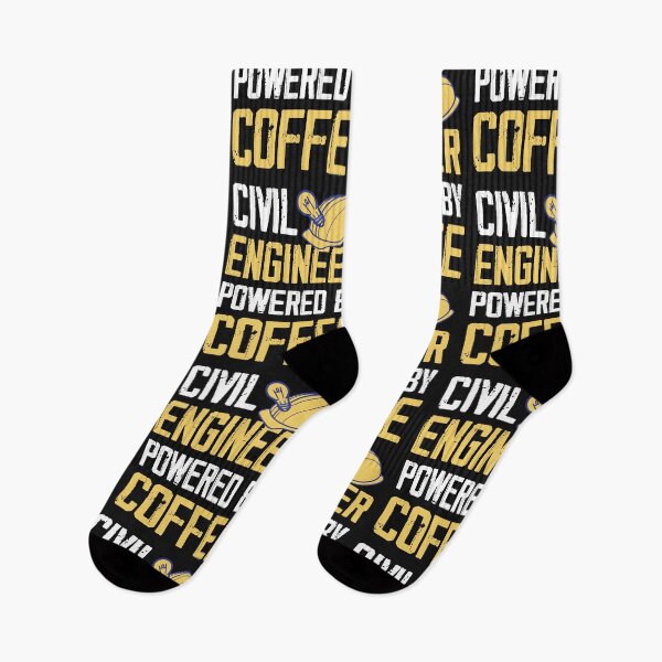 Item preview, Civil Engineer Powere By Coffee designed and sold by mkzmerch.