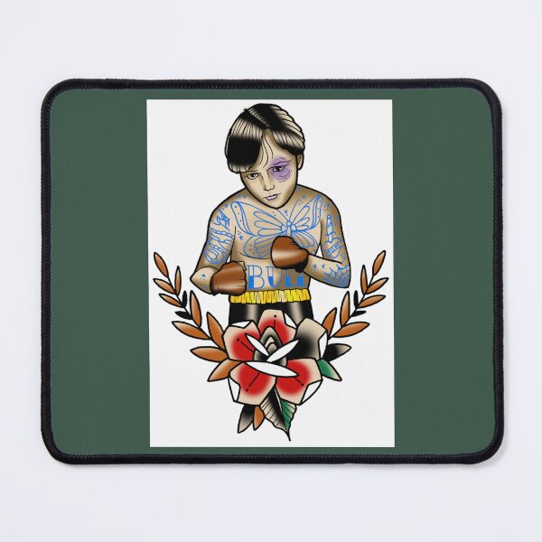 Item preview, Fkj tattoo flash little boxer designed and sold by ReganPacocha.