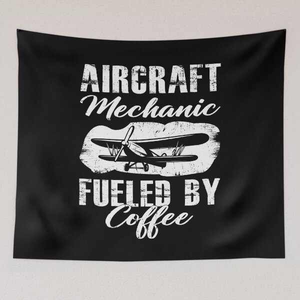 Item preview, Aircraft Mechanic Fuelled By Coffee designed and sold by mkzmerch.