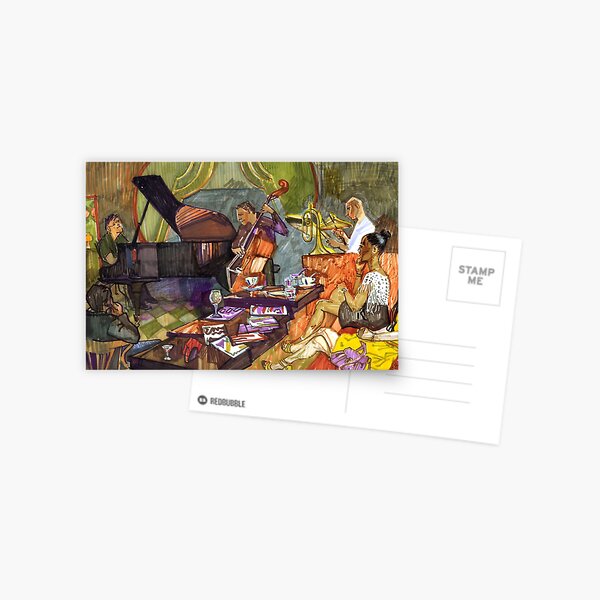 Jazz evening Postcard