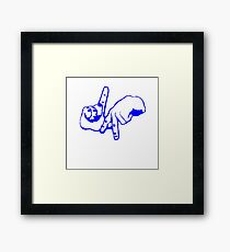 LOS ANGELES FOR THE WIN Framed Print