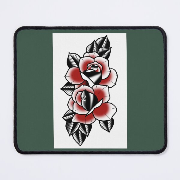 Item preview, Fkj tattoo flash red rose designed and sold by ReganPacocha.
