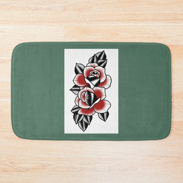 Item preview, Fkj tattoo flash red rose  designed and sold by ReganPacocha.