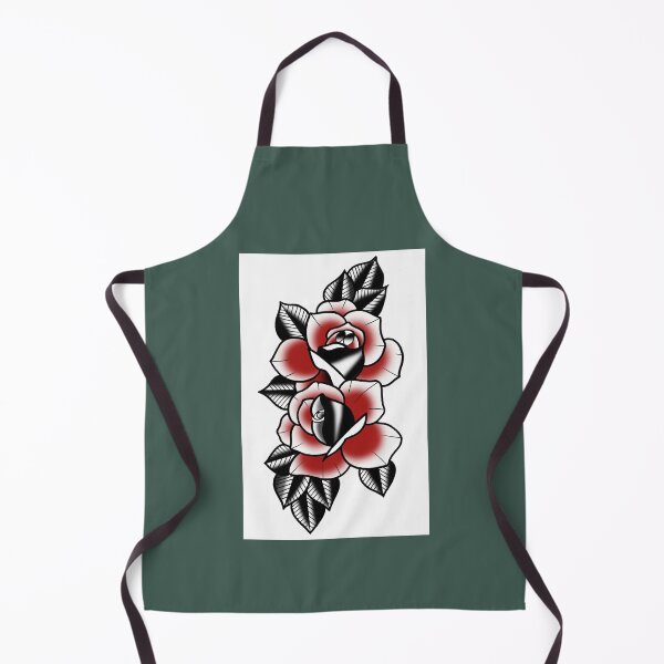 Item preview, Fkj tattoo flash red rose  designed and sold by ReganPacocha.