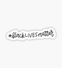 Pegatina #blacklivesmatter