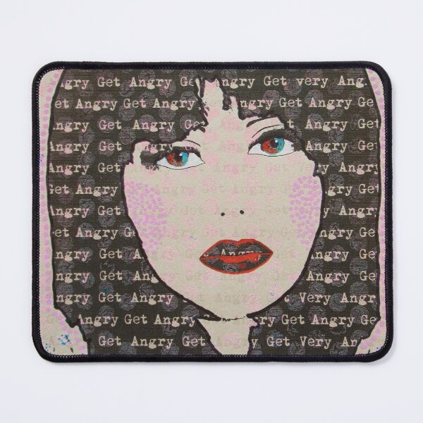 Item preview, Feminist Art Get Angry Pink - Feminism designed and sold by Beatrice Roberts.