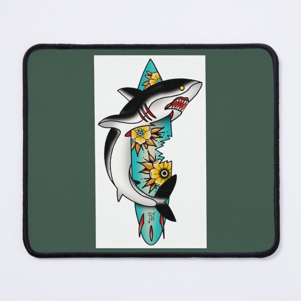 Item preview, Fkj tattoo flash shark  designed and sold by ReganPacocha.