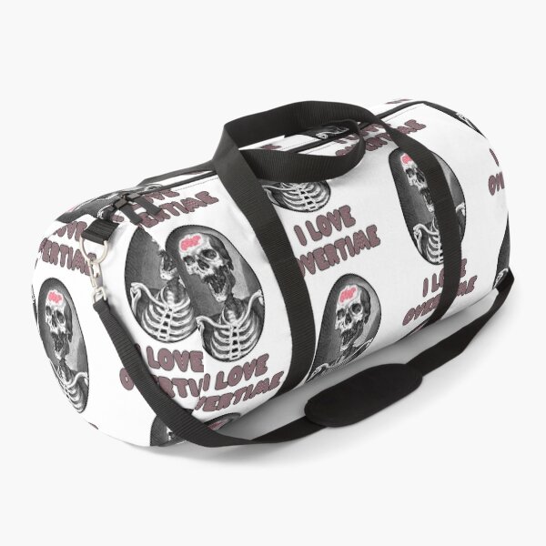 Item preview, 'I love Overtime' Skull Design - Retro Illustration Design for T-shirts, mugs, phone cases and other accessories designed and sold by Ridiculam Toga.