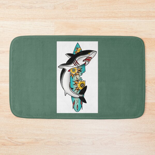 Item preview, Fkj tattoo flash shark  designed and sold by ReganPacocha.