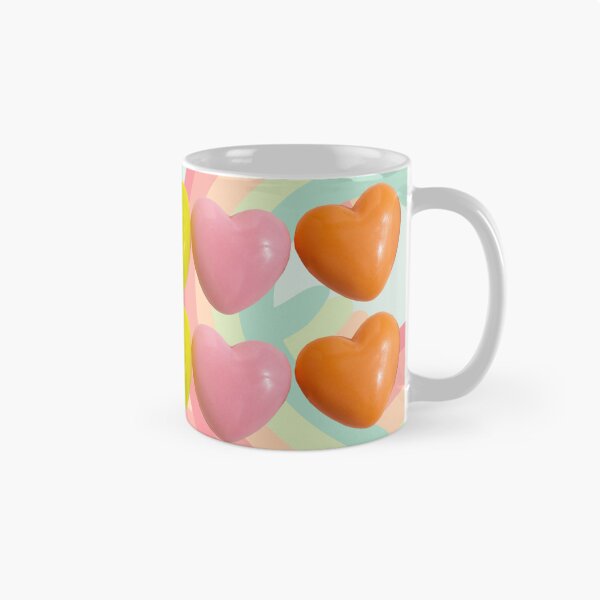 Item preview, hearts, candy hearts, colorful hearts, rainbow, red hearts, pink hearts, designed and sold by quotefactory.