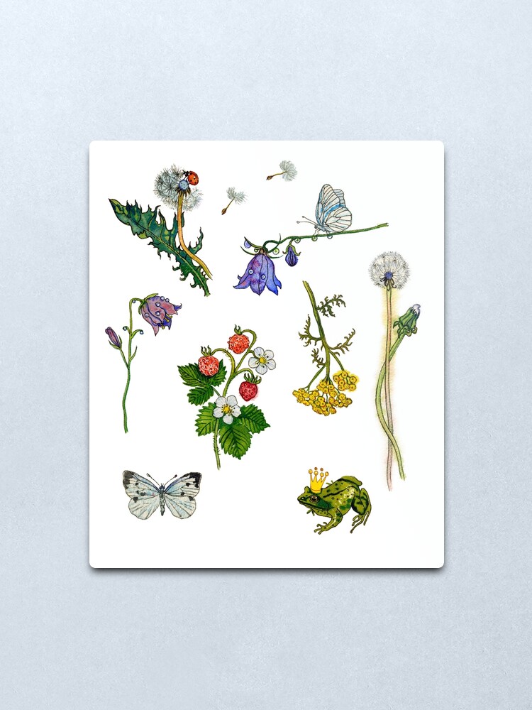 Alternate view of Summer fairy tale. Metal Print