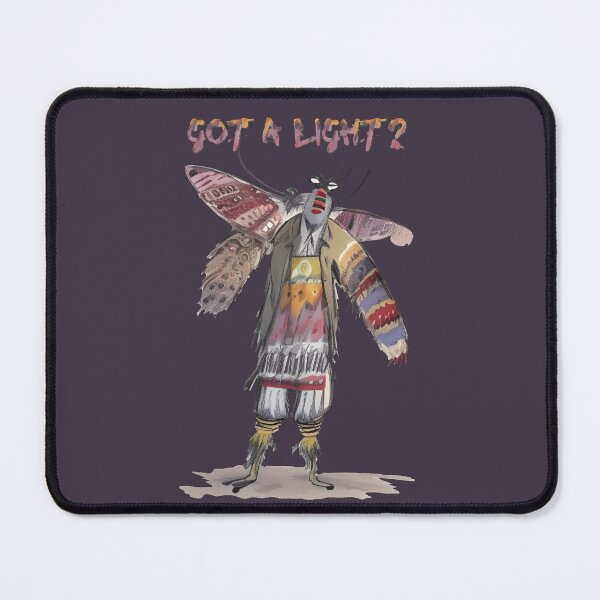 Item preview, Got a light? (#04) moth person designed and sold by SolidEarthArt.