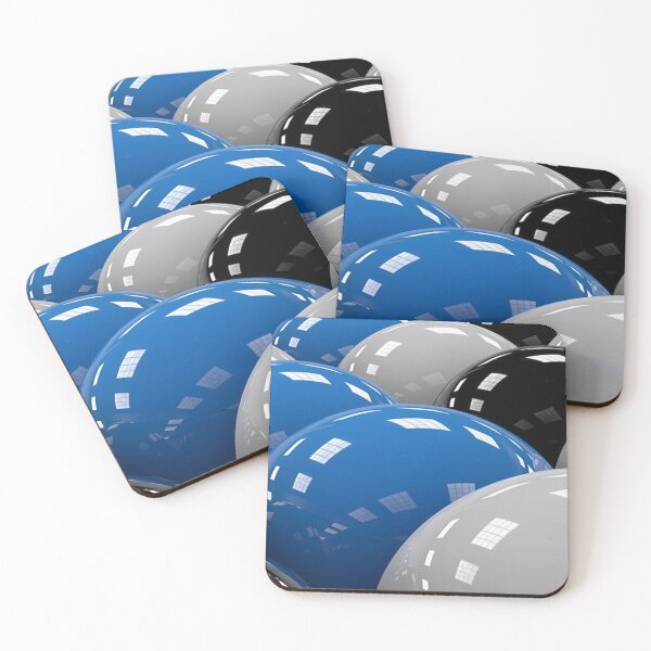 Item preview, Blue, Black and White Balls designed and sold by NengShop.