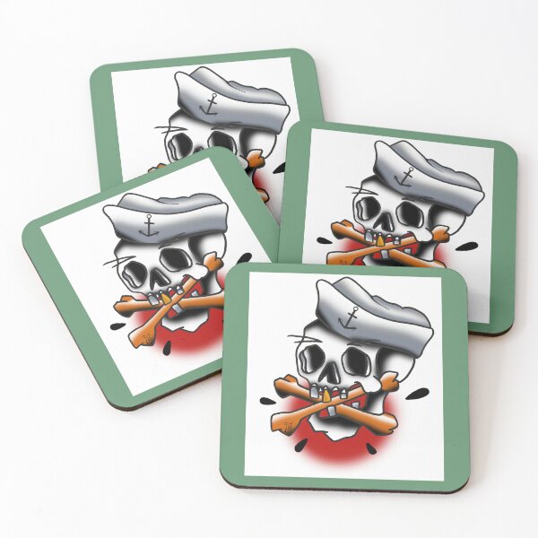 Item preview, Fkj tattoo flash skull   designed and sold by ReganPacocha.