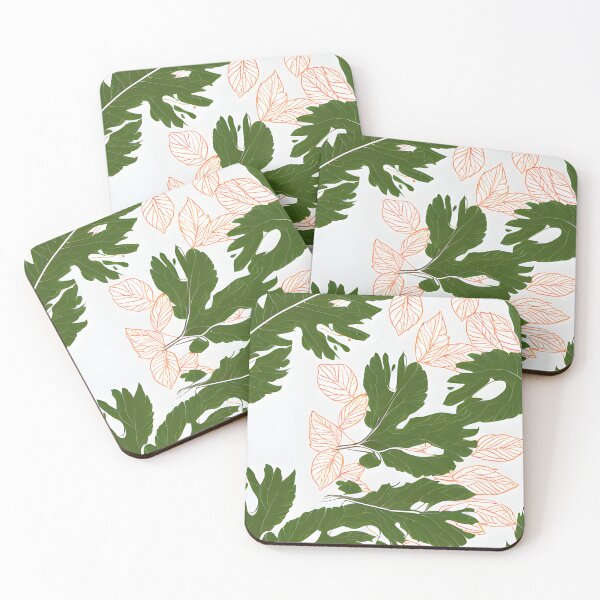 Item preview, tripical leaf floral pattern #7 designed and sold by supeart.