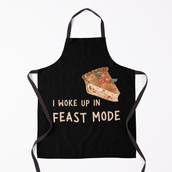 Item preview, I Woke Up In Feast Mode Funny Quote, Pumpkin Pie Slice in Watercolor designed and sold by LaziniArts.