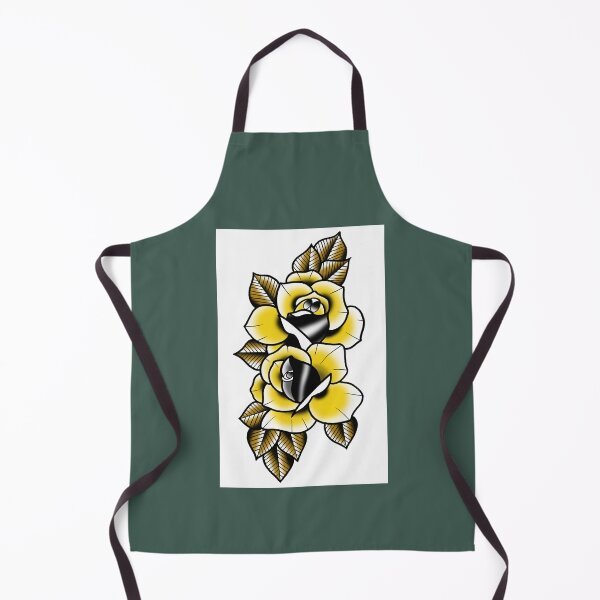 Item preview, Fkj tattoo flash yellow roses  designed and sold by ReganPacocha.