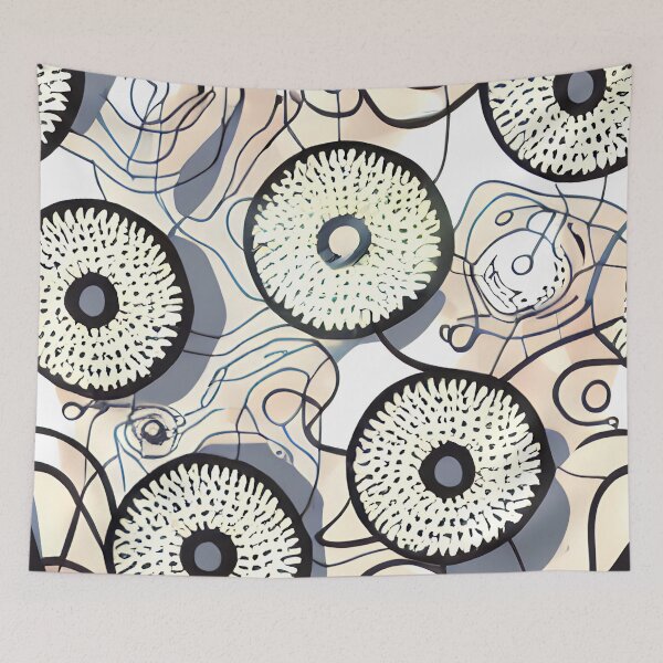 Item preview, seamless donut blob pattern #5 designed and sold by supeart.