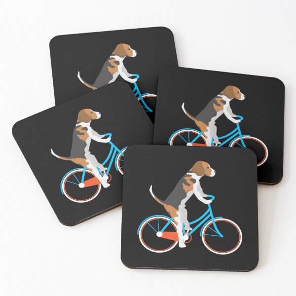Item preview, Funny Dog Beagle on Bicycle Bike Cyclist Biking designed and sold by vaharisanic.