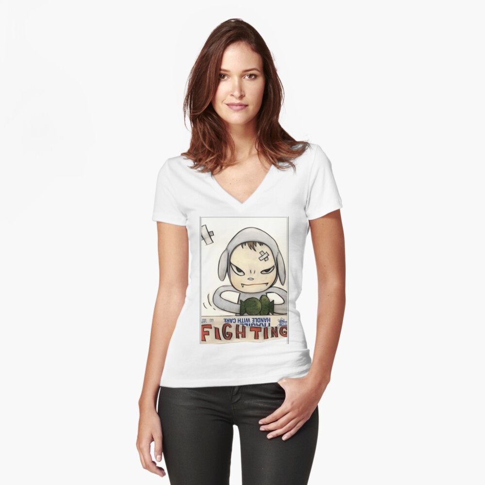 Item preview, Fitted V-Neck T-Shirt designed and sold by AlfredRufd.