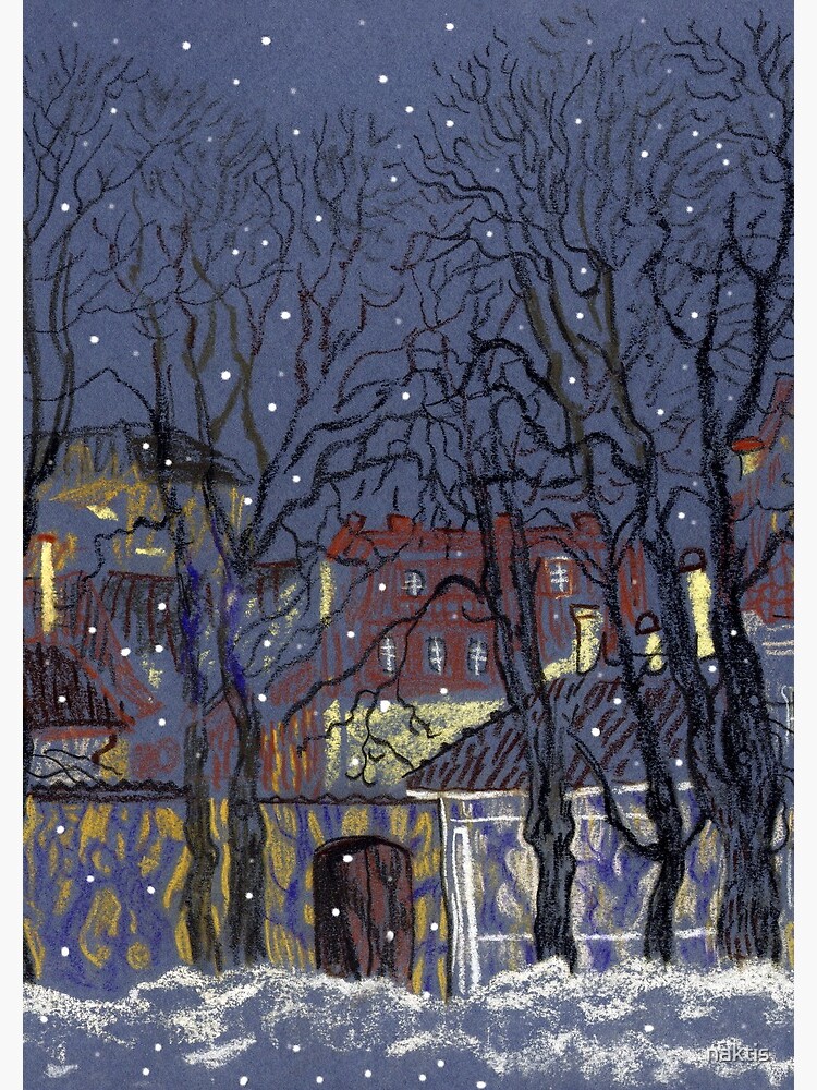 Winter Vilnius by naktis