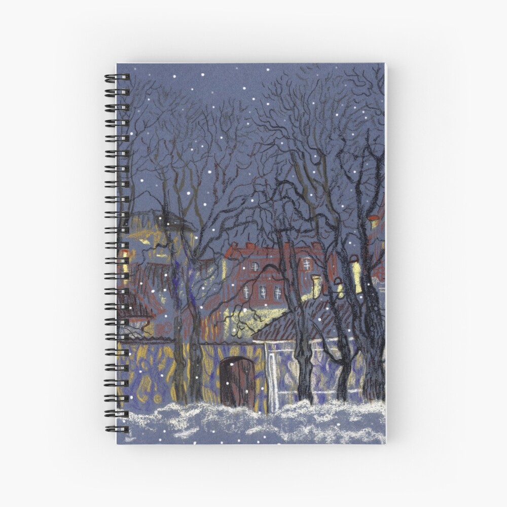 Winter Vilnius Spiral Notebook