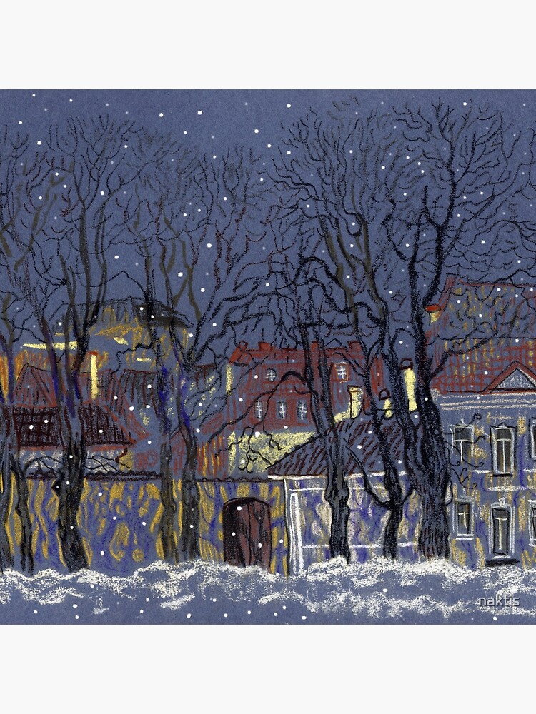 Winter Vilnius by naktis