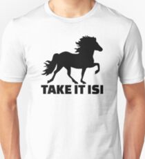 Nimm es Isi Islandpferd Slim Fit T-Shirt