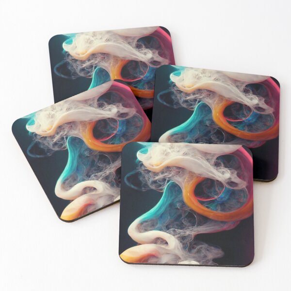 Item preview, Multicolored Smoke Digital Art designed and sold by NengShop.