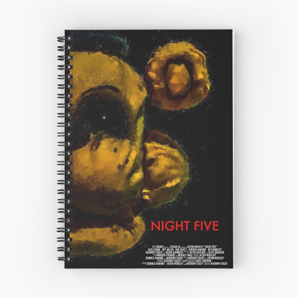Item preview, NIGHT FIVE final teaser poster designed and sold by GamerSketch.