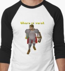 Where is varok runescape Men's Baseball ¾ T-Shirt
