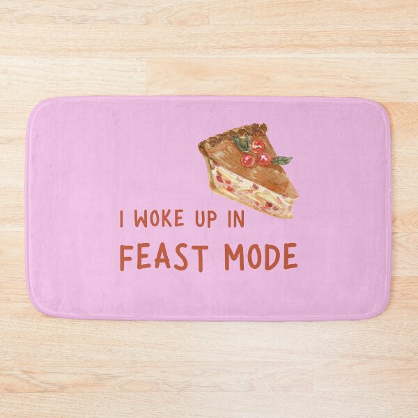 Item preview, I Woke Up In Feast Mode Funny Quote, Pumpkin Pie Slice in Watercolor  designed and sold by LaziniArts.