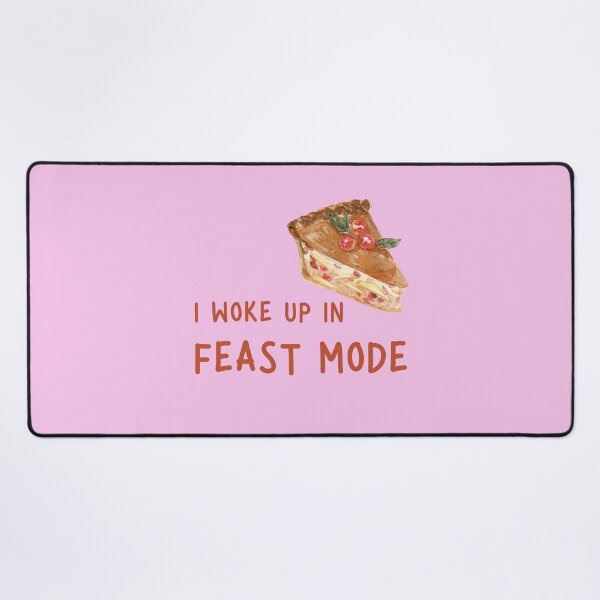 Item preview, I Woke Up In Feast Mode Funny Quote, Pumpkin Pie Slice in Watercolor designed and sold by LaziniArts.