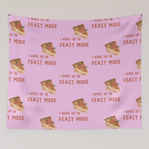 Item preview, I Woke Up In Feast Mode Funny Quote, Pumpkin Pie Slice in Watercolor  designed and sold by LaziniArts.