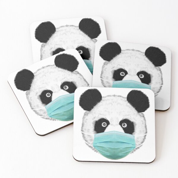 Item preview, Panda bear with a face mask designed and sold by Zeewind.