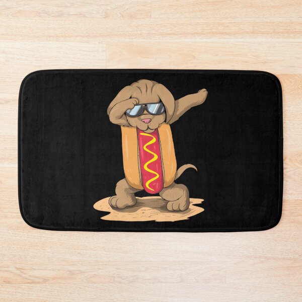 Item preview, Funny Dog Dachshund Dabbing Hot Dog Fast Food designed and sold by vaharisanic.