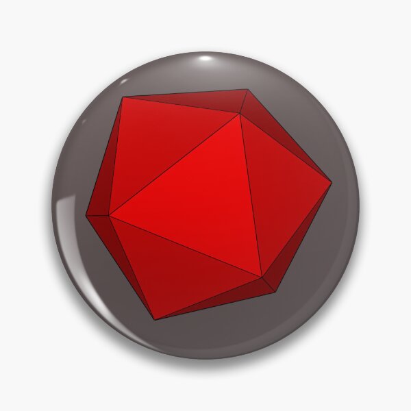 Item preview, gmtrx red lawal solid icosahedron designed and sold by Seni Lawal.