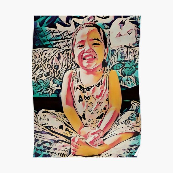 "cute baby girl" Poster for Sale by Moanana Redbubble